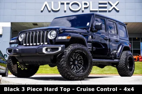 Black 2021 Jeep Wrangler Unlimited Sahara for sale in Duluth, GA