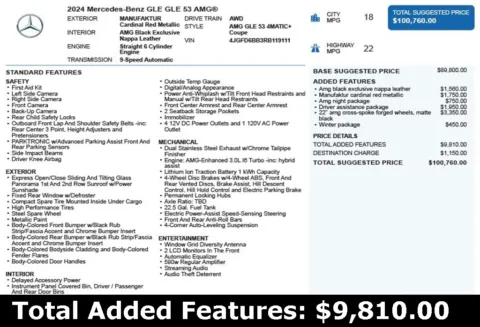 Another view of 2024 Mercedes-Benz GLE 53 AMG for sale in Duluth, GA at Autoplex Atlanta