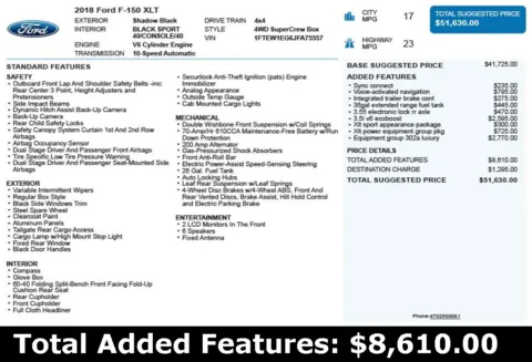 Another view of 2018 Ford F-150 XLT for sale in Duluth, GA at Autoplex Atlanta