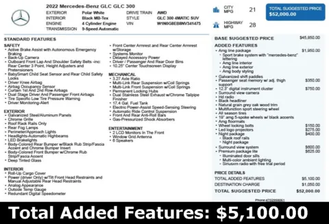 Another view of 2022 Mercedes-Benz GLC 300 for sale in Duluth, GA at Autoplex Atlanta