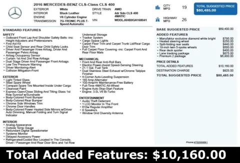 Another view of 2016 Mercedes-Benz CLS 400 for sale in Duluth, GA at Autoplex Atlanta