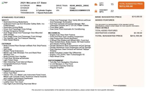 More photos of 2021 McLaren GT at Autoplex Atlanta, GA