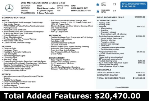 Another view of 2020 Mercedes-Benz G-Class G 550 for sale in Duluth, GA at Autoplex Atlanta