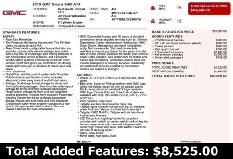 Another view of 2019 GMC Sierra 1500 AT4 for sale in Duluth, GA at Autoplex Atlanta