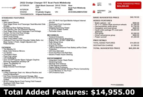 Another view of 2022 Dodge Charger R/T Scat Pack Widebody for sale in Duluth, GA at Autoplex Atlanta