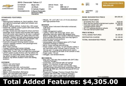 Another view of 2015 Chevrolet Tahoe LT for sale in Duluth, GA at Autoplex Atlanta