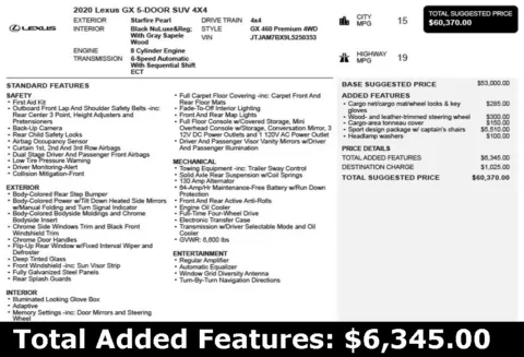 Another view of 2020 Lexus GX 460 for sale in Duluth, GA at Autoplex Atlanta