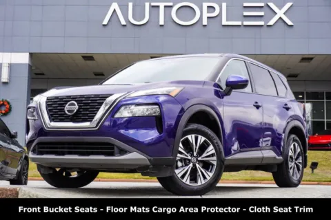 Blue 2021 Nissan Rogue SV for sale in Duluth, GA