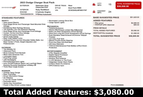 Another view of 2023 Dodge Charger R/T Scat Pack for sale in Duluth, GA at Autoplex Atlanta