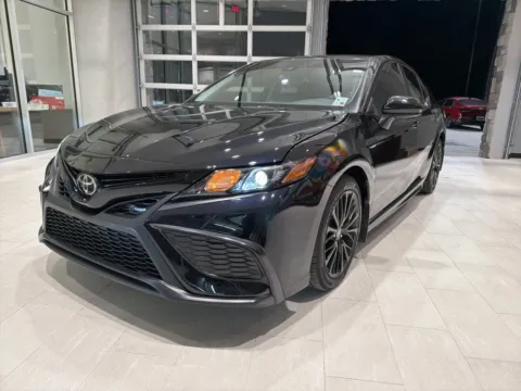Black 2021 Toyota Camry SE Nightshade for sale in Deridder, LA
