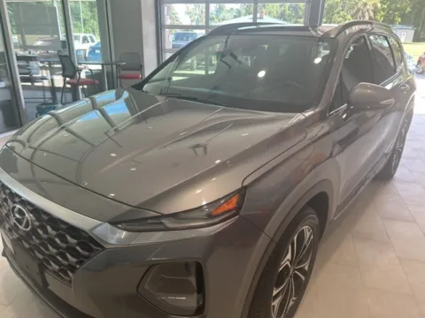 Gray 2019 Hyundai Santa Fe Ultimate for sale in Deridder, LA