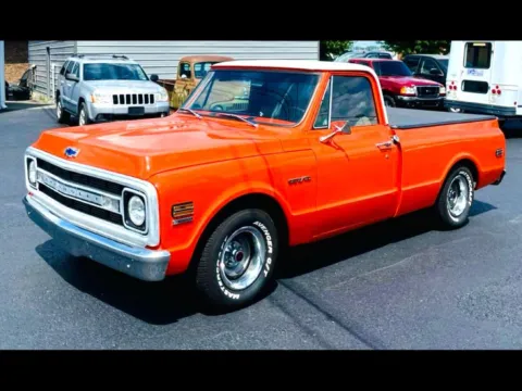 Orange 1970 Chevrolet C10 FLEETSIDE for sale in Cicero, IN