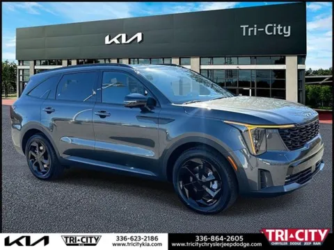 Gray 2026 Kia Sorento Hybrid X-Line SX Prestige for sale in Eden, NC