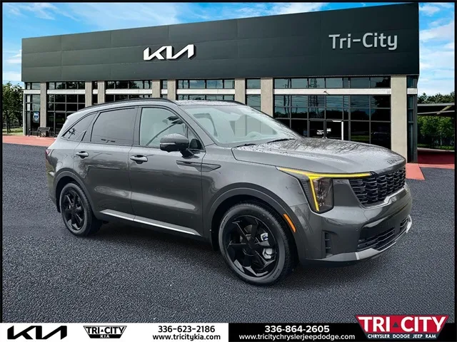 Gray 2026 Kia Sorento Hybrid SX Prestige for sale in Eden, NC