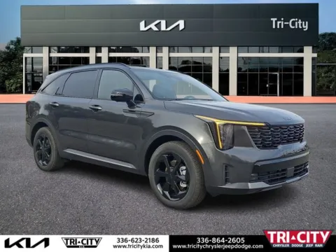 Gray 2026 Kia Sorento Hybrid X-Line SX Prestige for sale in Eden, NC