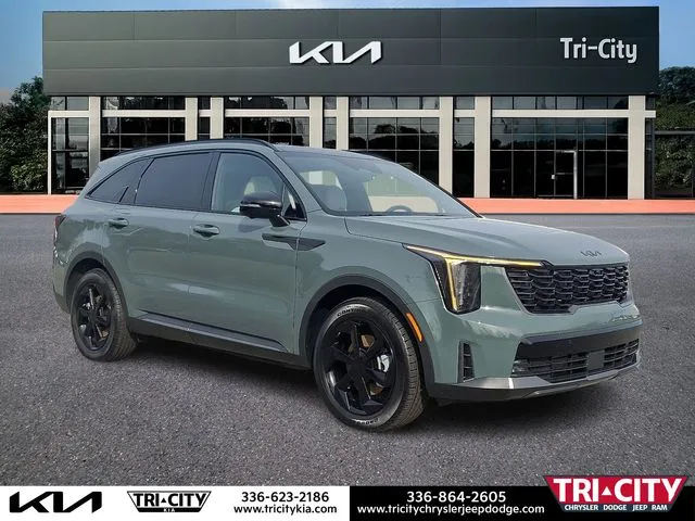 Green 2026 Kia Sorento Hybrid X-Line SX Prestige for sale in Eden, NC