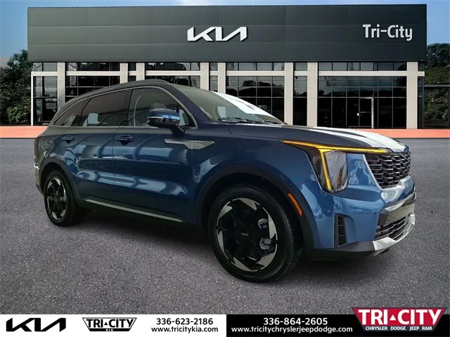 Blue 2026 Kia Sorento Hybrid EX for sale in Eden, NC
