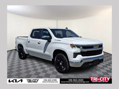 White 2022 Chevrolet Silverado 1500 LT for sale in Eden, NC