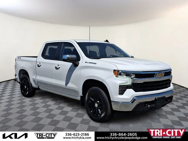 White 2022 Chevrolet Silverado 1500 LT for sale in Eden, NC