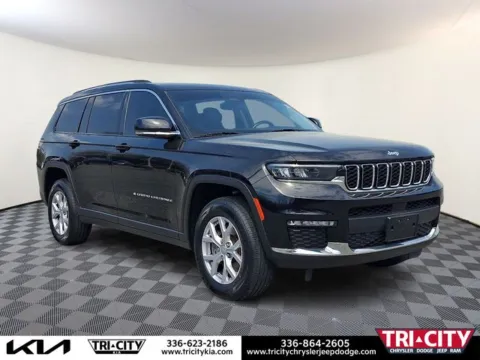 Black 2022 Jeep Grand Cherokee L Limited for sale in Eden, NC