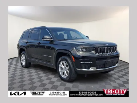 Black 2022 Jeep Grand Cherokee L Limited for sale in Eden, NC
