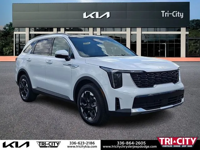 White 2026 Kia Sorento S for sale in Eden, NC