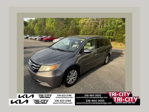 Silver 2014 Honda Odyssey EX-L for sale in Eden, NC