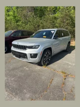 Silver 2021 Jeep Grand Cherokee L Overland for sale in Eden, NC