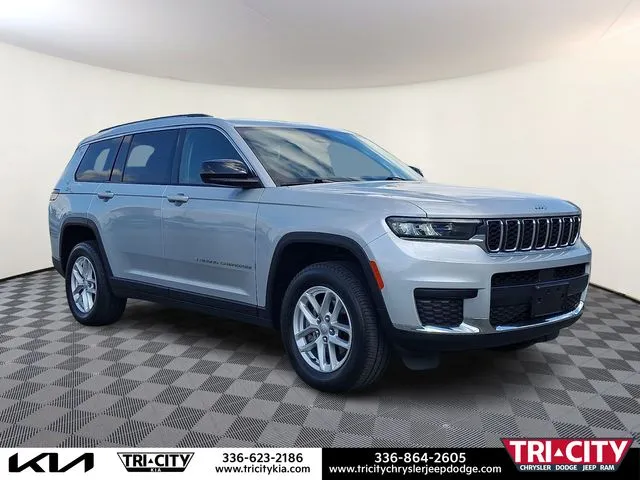 Silver 2022 Jeep Grand Cherokee L Laredo for sale in Eden, NC