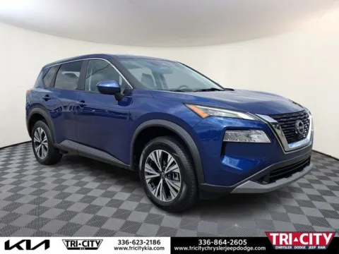 Blue 2023 Nissan Rogue SV for sale in Eden, NC