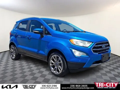 Blue 2019 Ford EcoSport Titanium for sale in Eden, NC