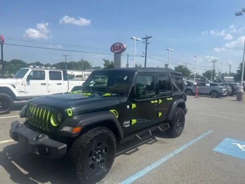 Black 2018 Jeep Wrangler Unlimited Sport for sale in Eden, NC