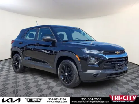 Black 2021 Chevrolet TrailBlazer LS for sale in Eden, NC