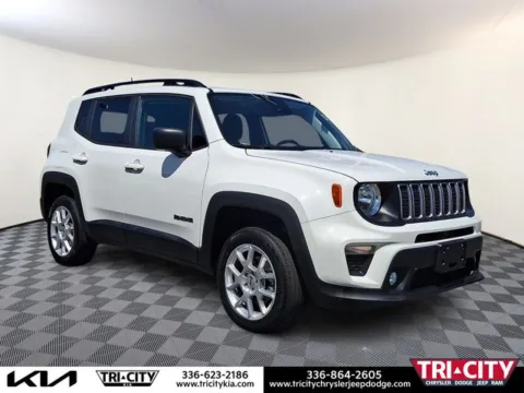 White 2022 Jeep Renegade Latitude for sale in Eden, NC