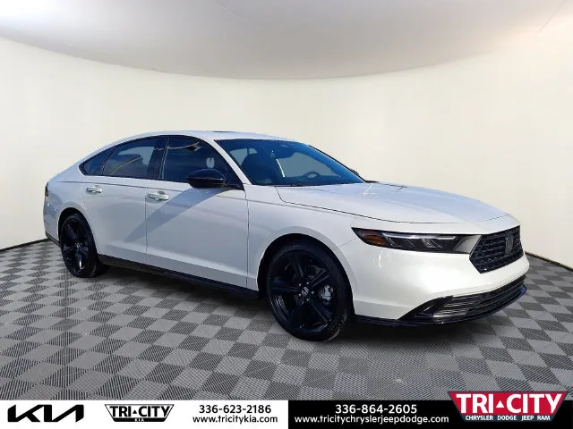 White 2026 Honda Accord Hybrid Sport-L for sale in Eden, NC