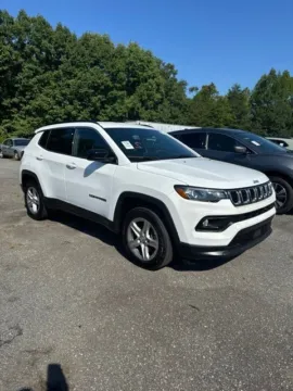 White 2023 Jeep Compass Latitude for sale in Eden, NC