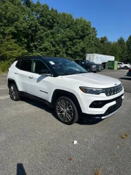 White 2022 Jeep Compass Limited for sale in Eden, NC