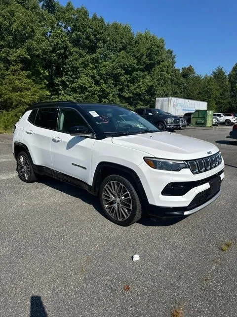 White 2022 Jeep Compass Limited for sale in Eden, NC