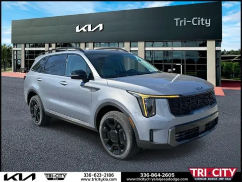 Silver 2025 Kia Sorento X-Line EX for sale in Eden, NC