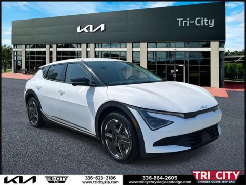 White 2025 Kia EV6 Light for sale in Eden, NC