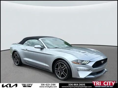 Silver 2022 Ford Mustang EcoBoost Premium for sale in Eden, NC