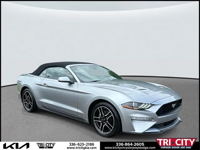 Silver 2022 Ford Mustang EcoBoost Premium for sale in Eden, NC
