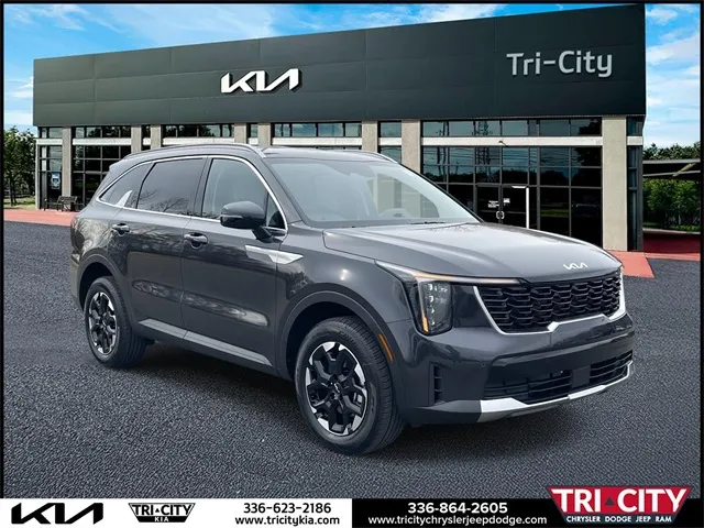 Gray 2025 Kia Sorento S for sale in Eden, NC