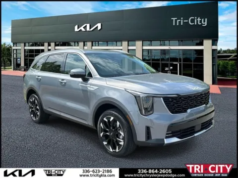 Silver 2025 Kia Sorento EX for sale in Eden, NC