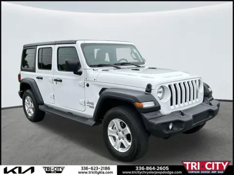 White 2021 Jeep Wrangler Unlimited Sport S for sale in Eden, NC