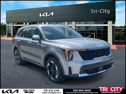 Gray 2025 Kia Sorento Hybrid EX for sale in Eden, NC