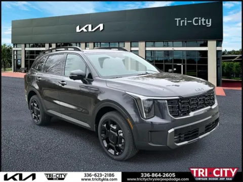Gray 2025 Kia Sorento X-Line SX Prestige for sale in Eden, NC