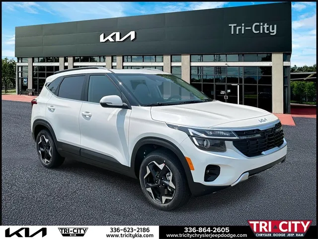 White 2025 Kia Seltos EX for sale in Eden, NC