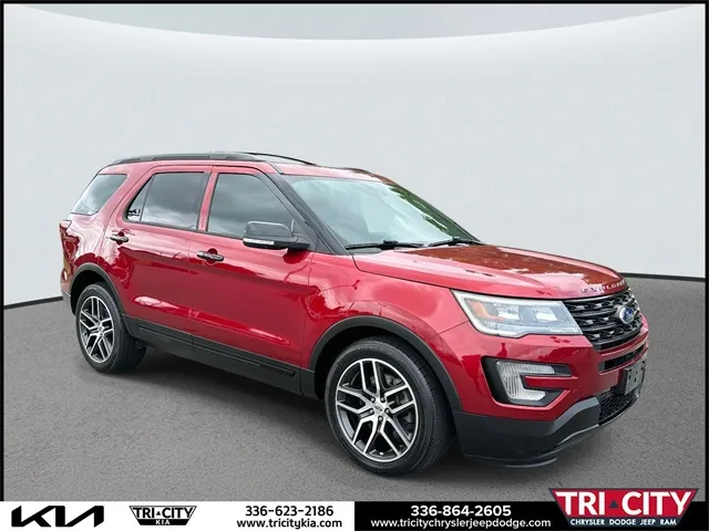 Red 2017 Ford Explorer Sport for sale in Eden, NC