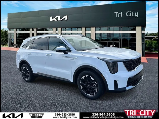 White 2026 Kia Sorento S for sale in Eden, NC